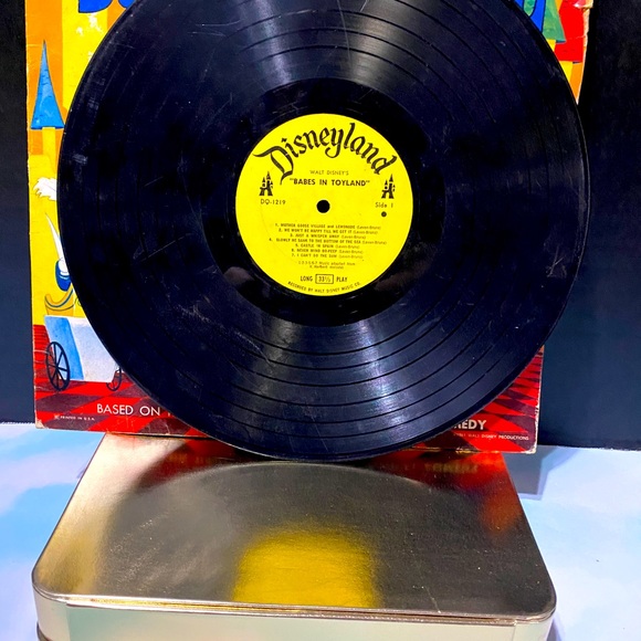 WALT DOSNEY’S VINTAGE 1961 BABES IN TOYLAND ORIGINAL VERSION DISNEYLAND RECORD - Picture 5 of 12